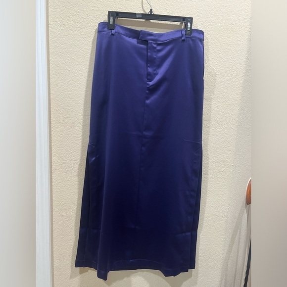 ANTHROPOLOGIE NAVY TROUSER SKIRT SIZE 6 - Picture 4 of 12